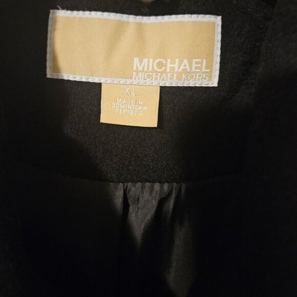 Michael Kors Collared Zip Front Coat - Picture 2 of 4